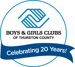Boys and Girls Clubs of Thurston County - Celebrating 20 Years! logo